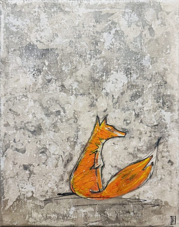 Winter Fox (framed)