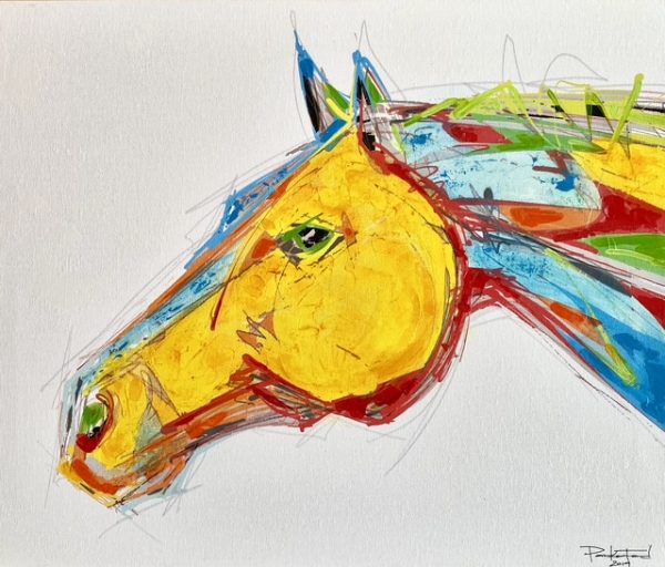 Colorful horse